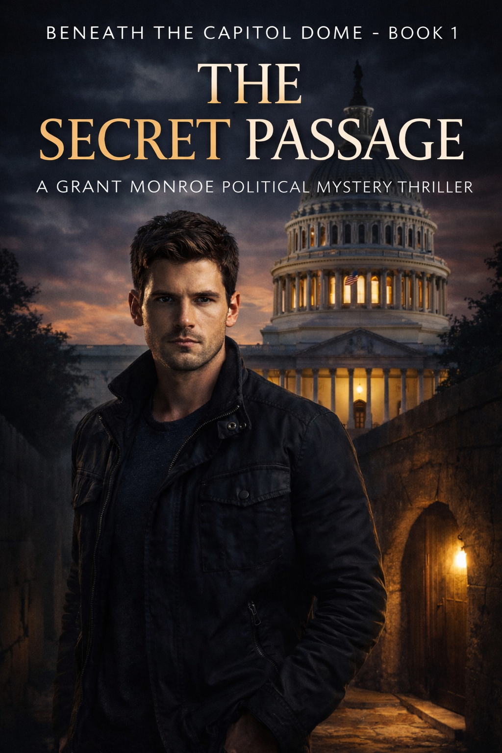 The Secret Passage book cover — Book One of the Beneath the Capitol Dome political mystery thriller series by Scott Trendell